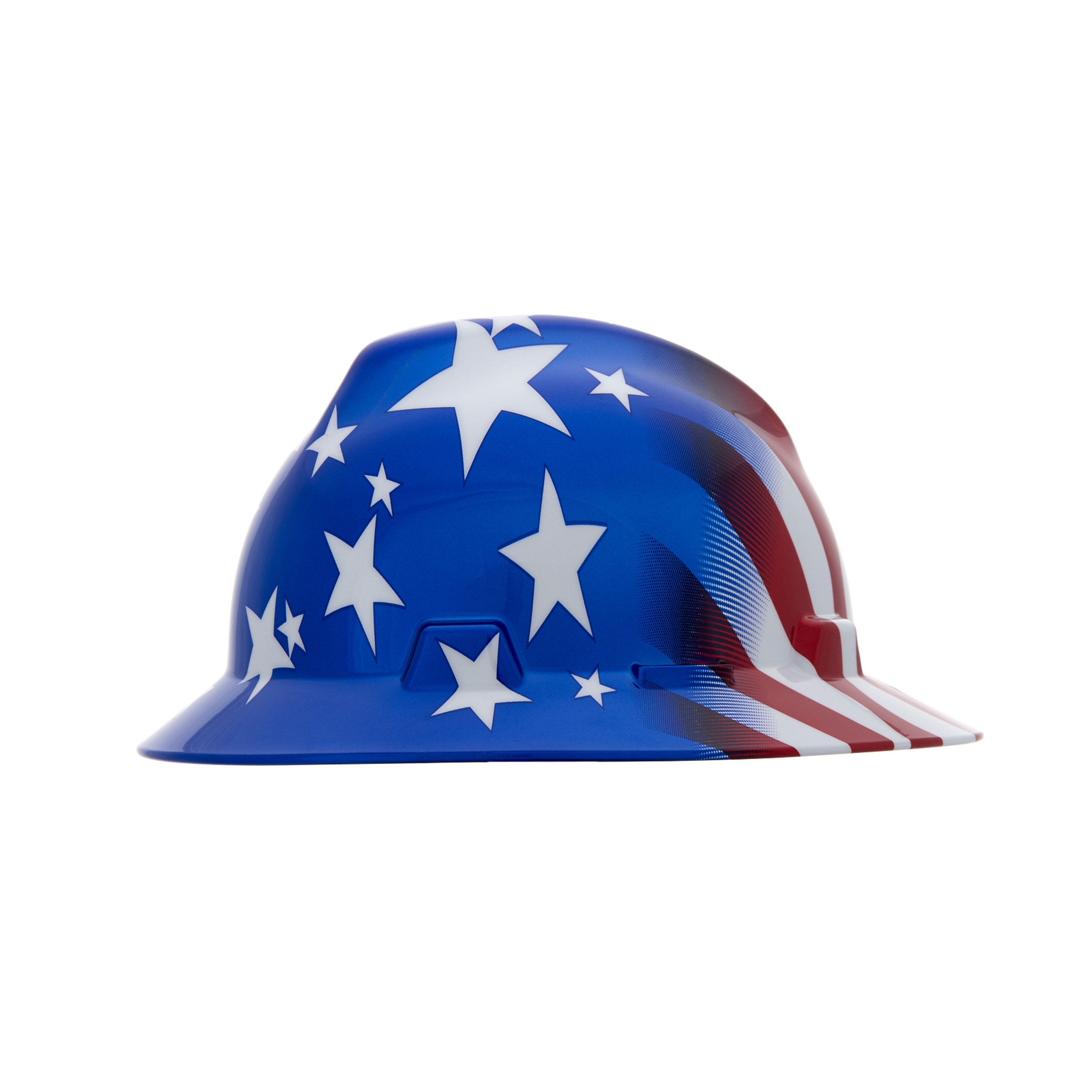 American Freedom Series V-Gard Slotted Protective Hat, American Stars & Stripes